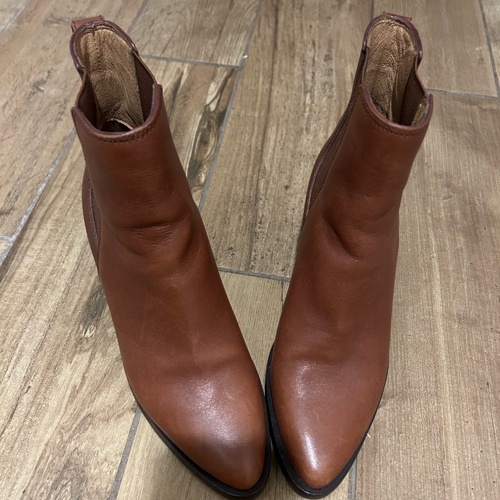 Camel Ankle Boots